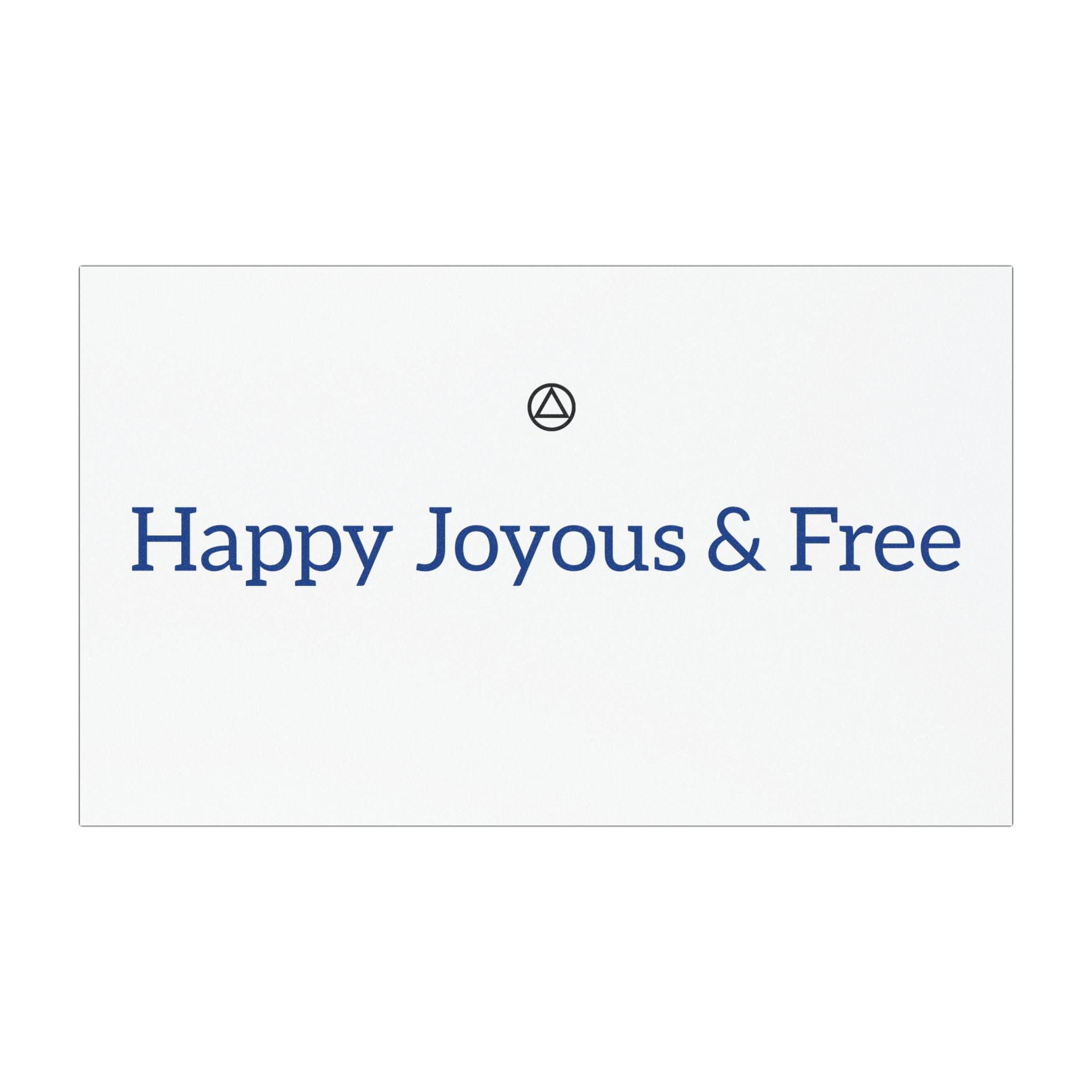 Happy Joyous & Free  Bumper Magnet