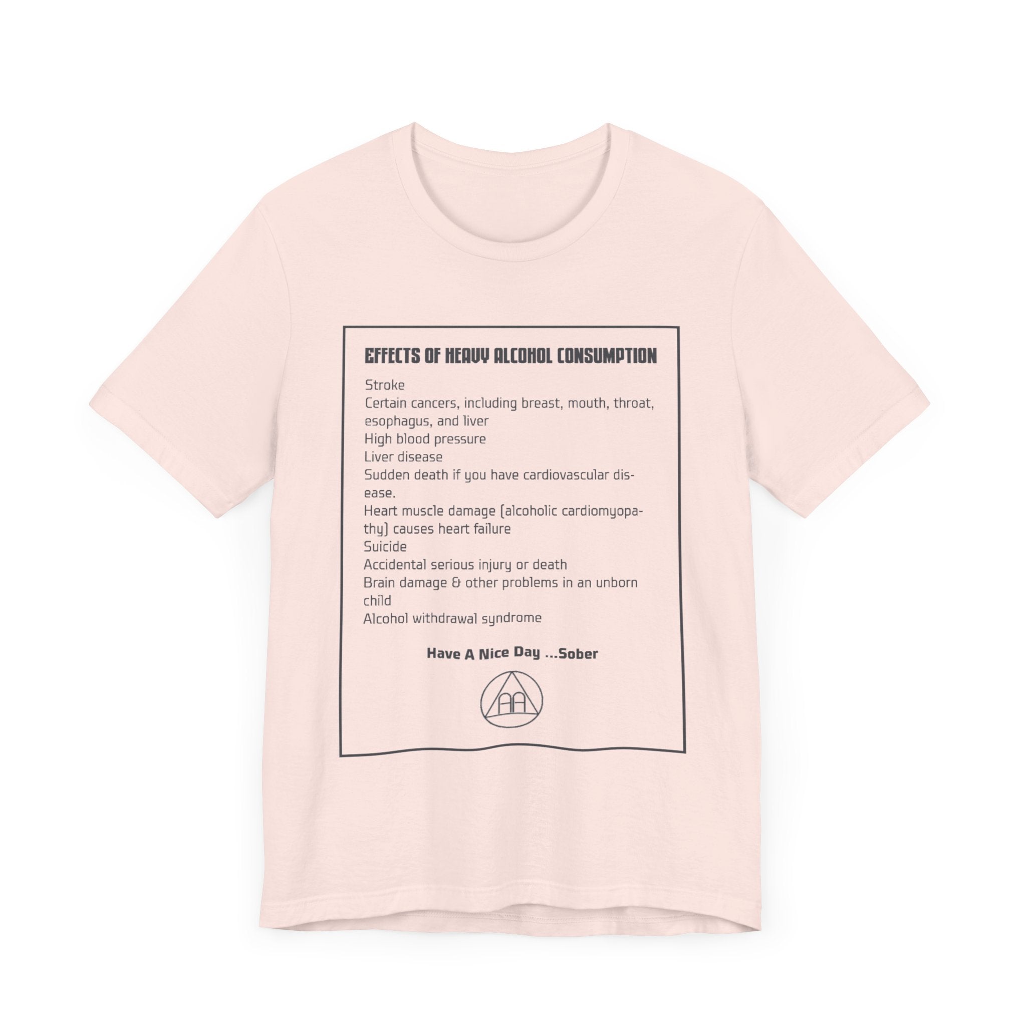 Effects of Heavy Alcohol Consumption T-Shirt