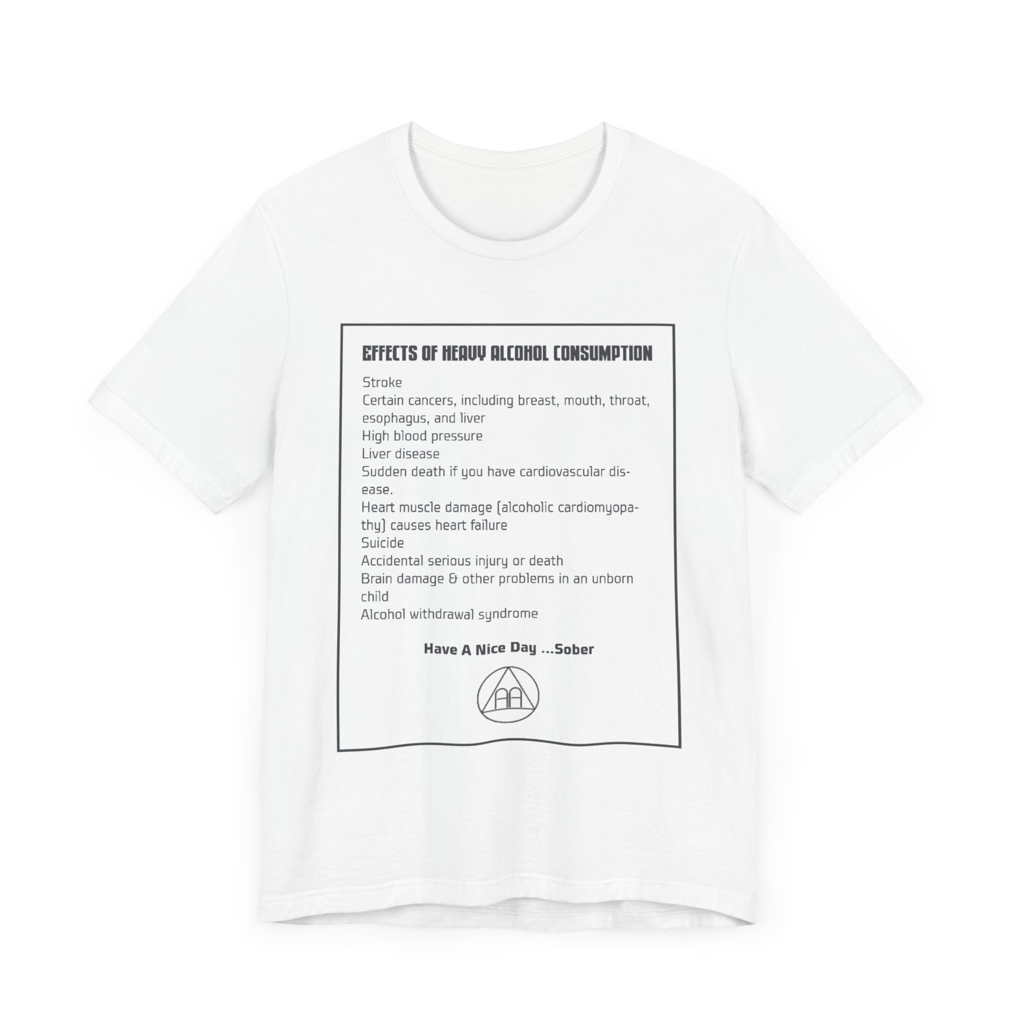 Effects of Heavy Alcohol Consumption T-Shirt