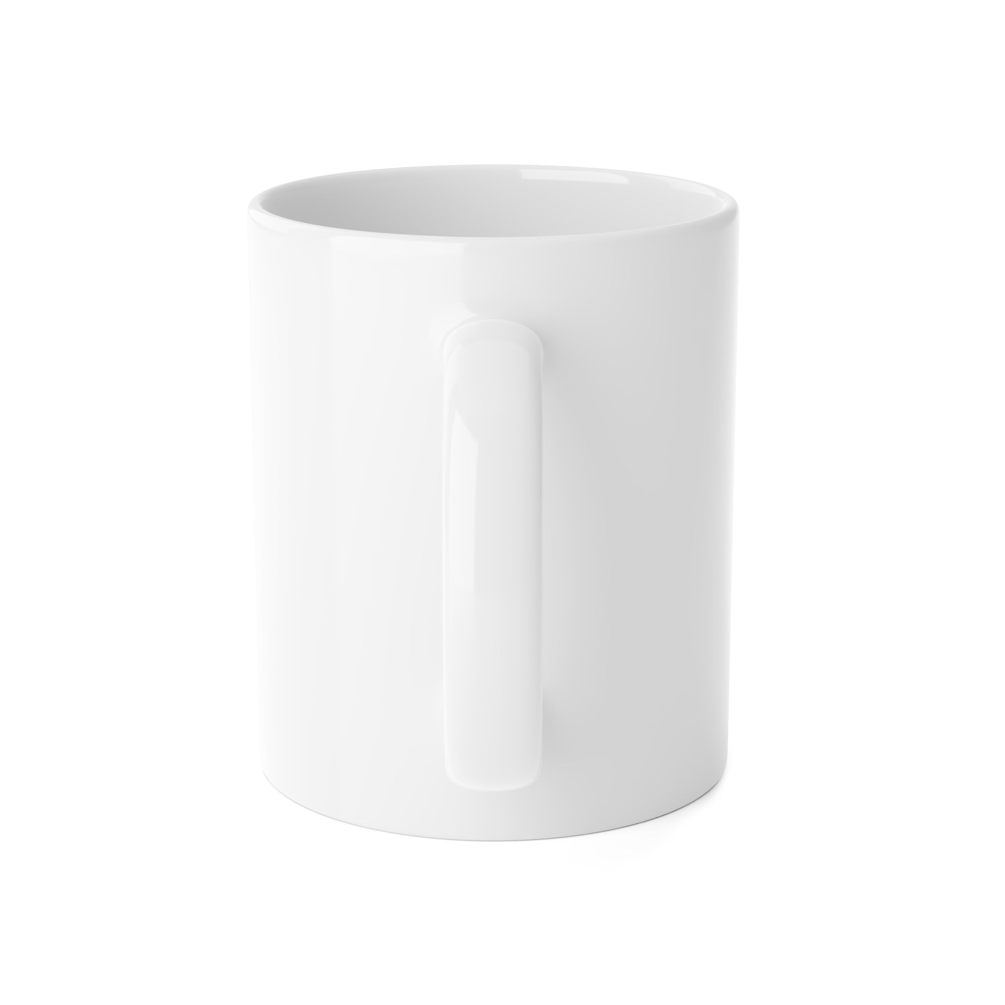 Looking for the way out?  White Ceramic Mug, 11oz