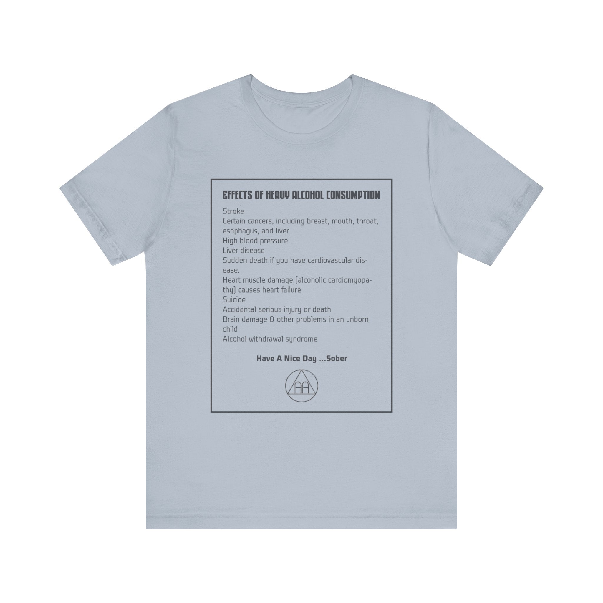 Effects of Heavy Alcohol Consumption T-Shirt