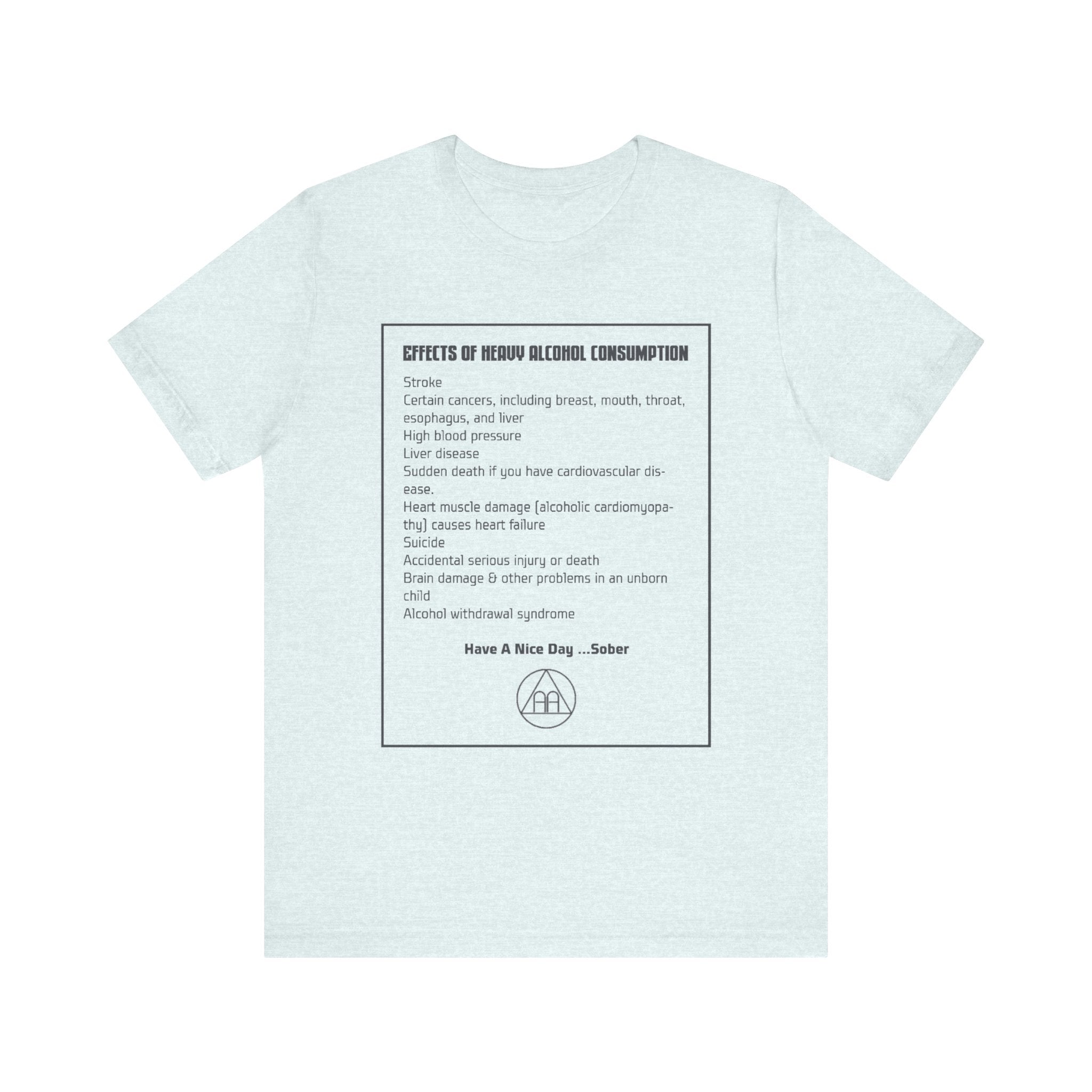 Effects of Heavy Alcohol Consumption T-Shirt