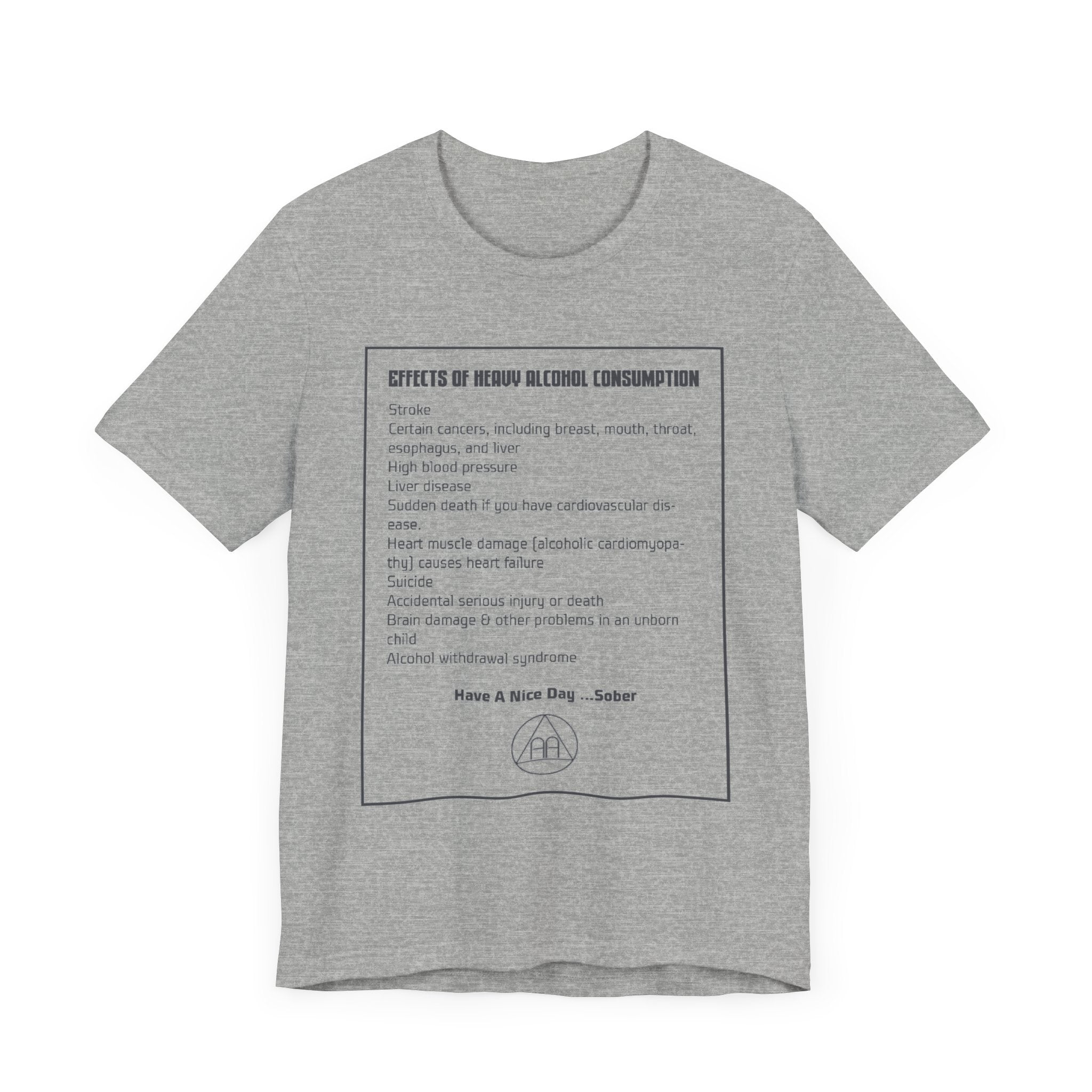 Effects of Heavy Alcohol Consumption T-Shirt