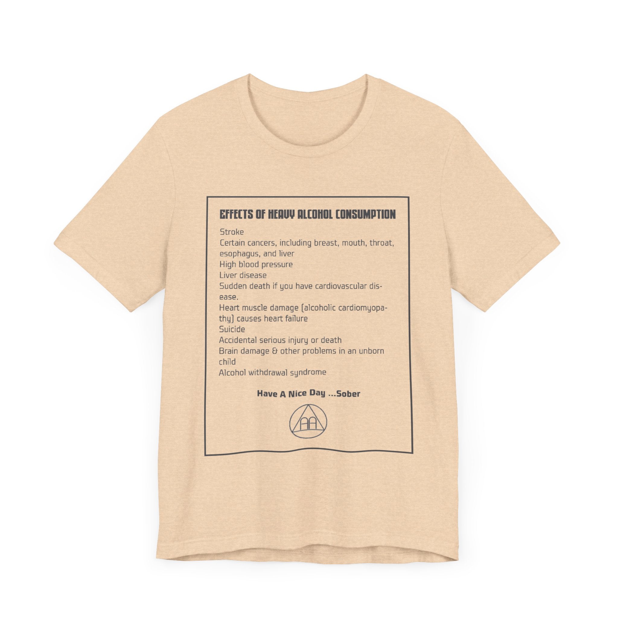 Effects of Heavy Alcohol Consumption T-Shirt