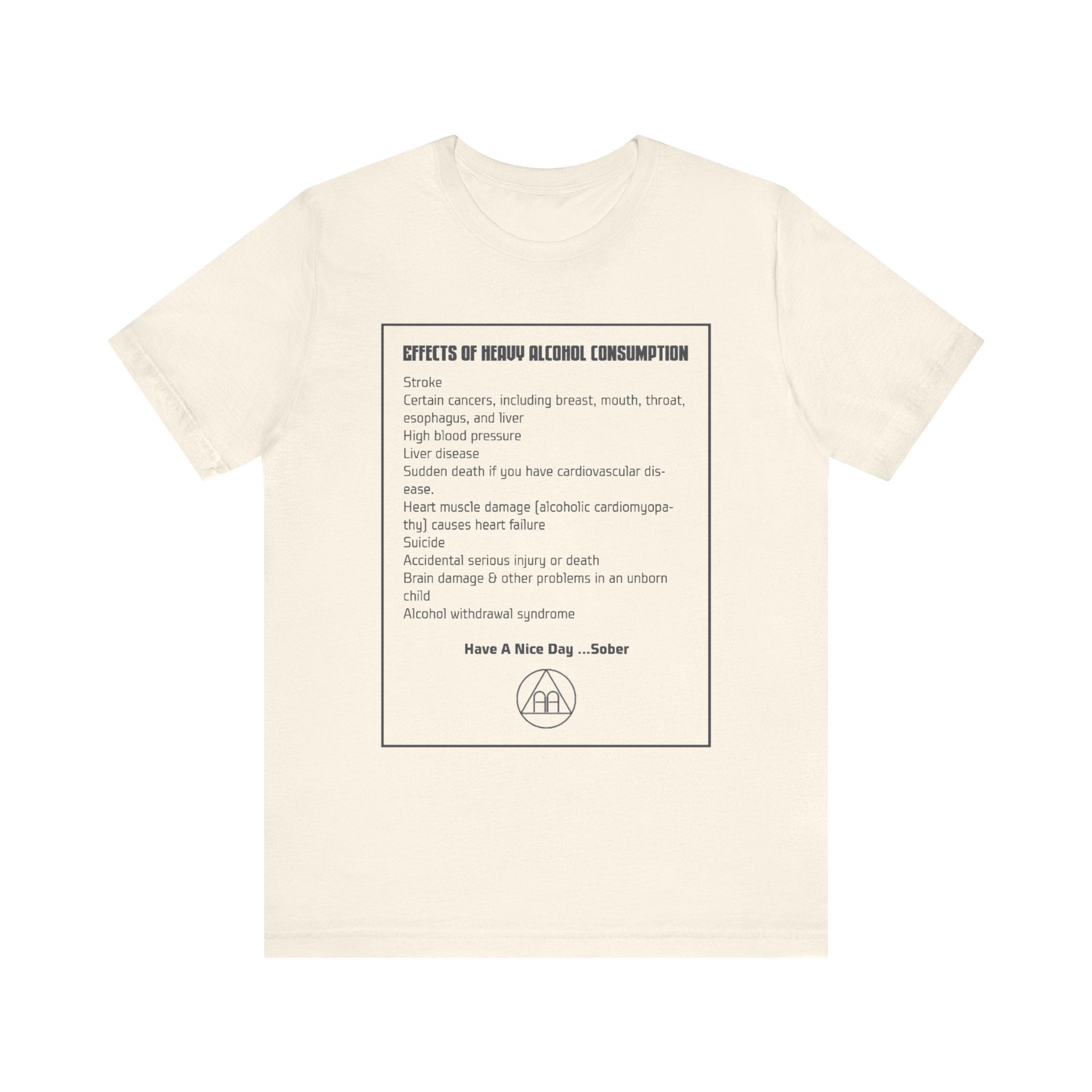 Effects of Heavy Alcohol Consumption T-Shirt